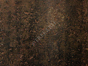 41.3317-04-014-RM-95 Кашпо  Effectory - серия Metal - Высокий округлый конус - Rough с золотой патиной Цветочная коллекция