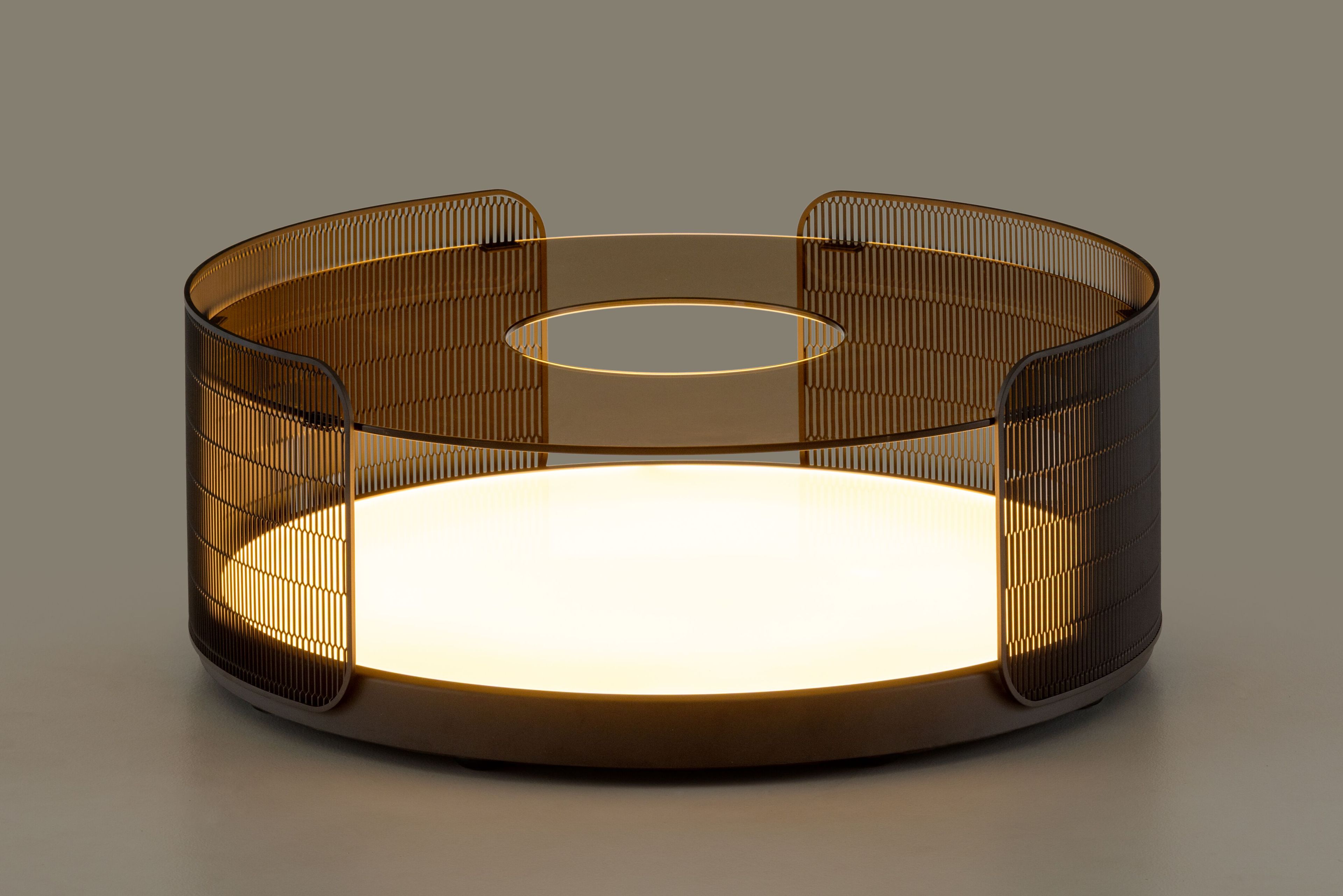 Круглый журнальный столик с изогнутой проволочной сеткой Natevo самогон ARCH-00121122 - Вид №6