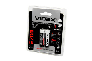 16825093 Аккумулятор , HR6/AA 2700mAh пальчиковый 2BL VID-HR6-2700 Videx