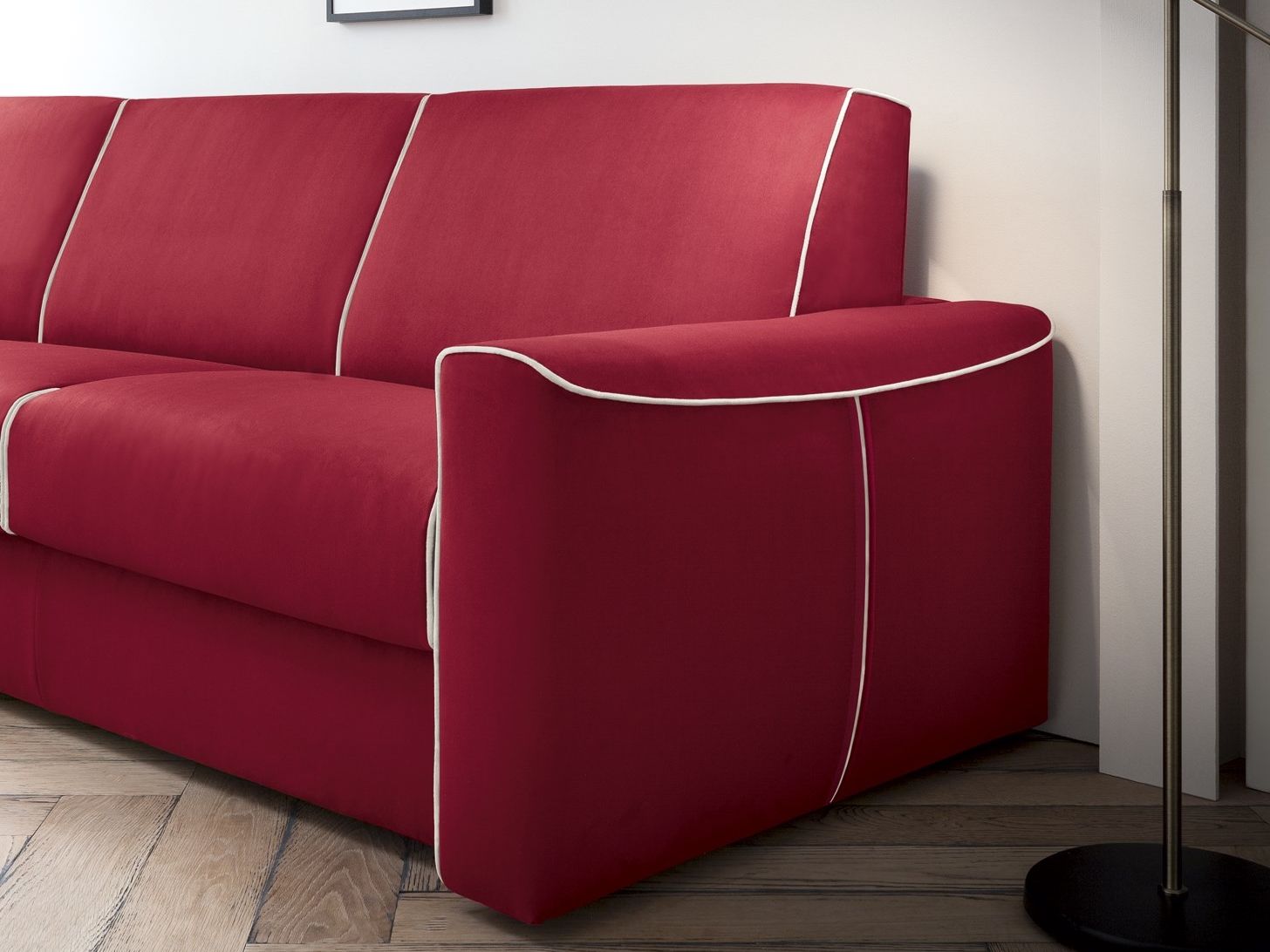 Двуспальный диван-кровать из ткани с полуостровом Felis Day &amp ARCH-00109702 - Вид №2