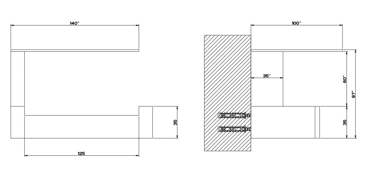 Латунный держатель рулона с крышкой Gessi прямоугольник ARCH-00072940 - Вид №2