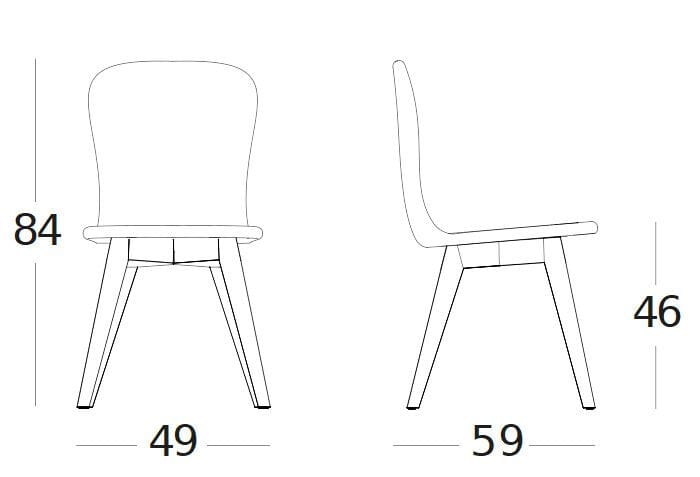 Плетеный и тиковый садовый стул без подлокотников Vincent sheppard DAMIEN ARCH-00100057 - Вид №3
