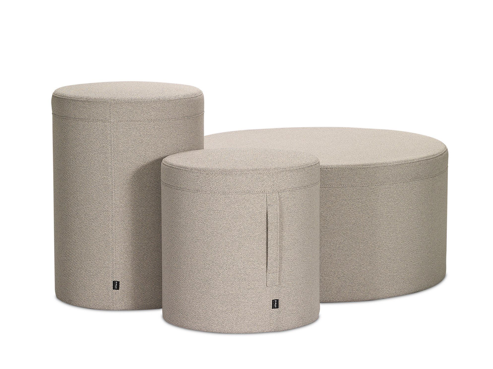 Круглый пуф из ткани Sitland DODO ARCH-00085142