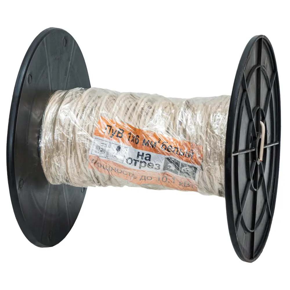 Провод Камкабель ПУВ 1x2.5 на отрез ГОСТ цвет белый STLM-2082025 - Вид №1