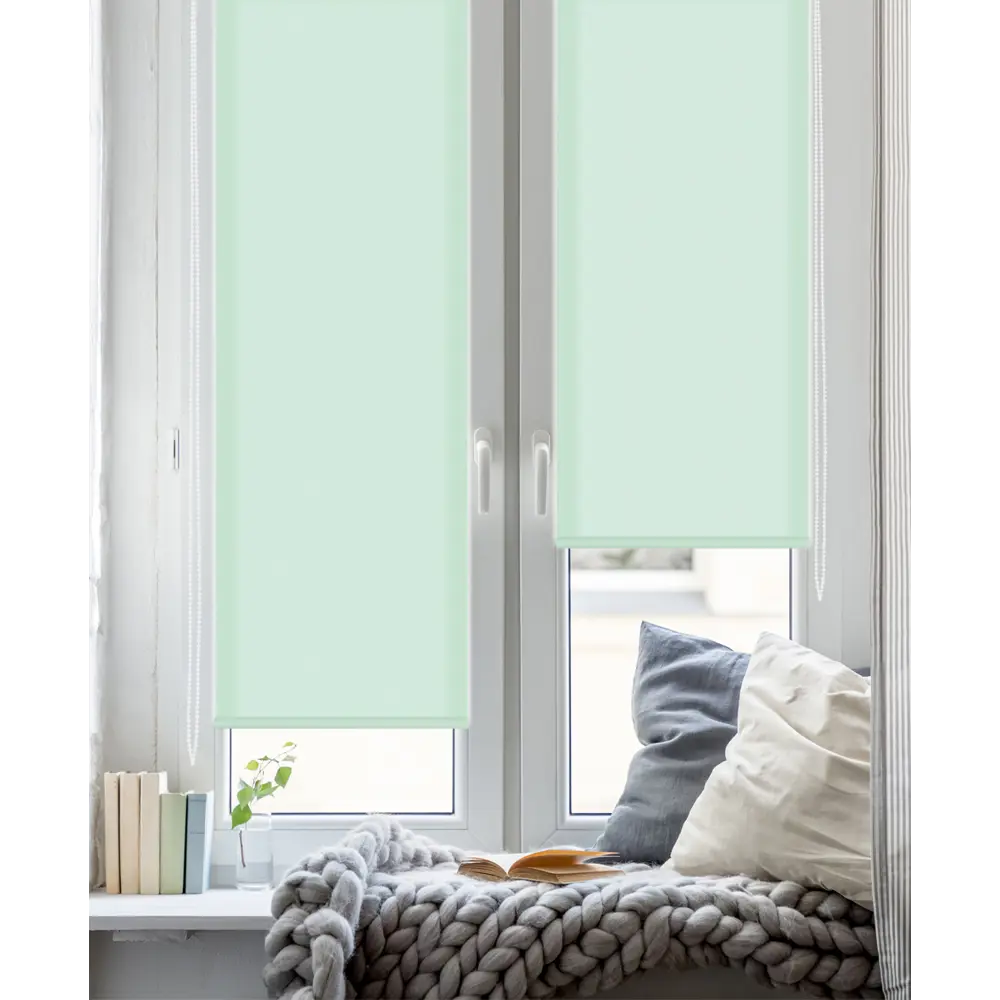 Штора рулонная Stars 50x160 см бирюзовая 82806204 STLM-2200506 GARDEN  - Вид №4