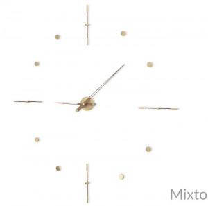 004739 Настенные часы G латунь-орех 125 cm Nomon Mixto