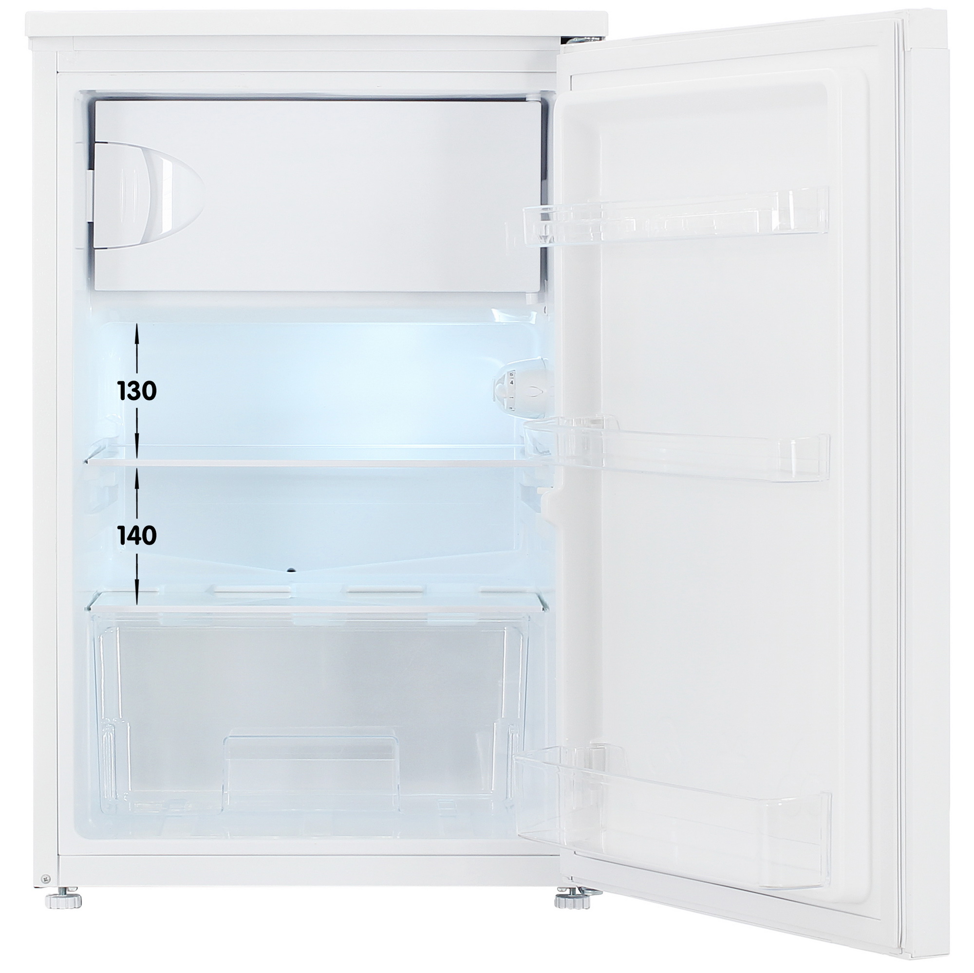 9223598 Холодильник компактный   DEXP S-11AMG белый STDN-0134402 - Вид №1