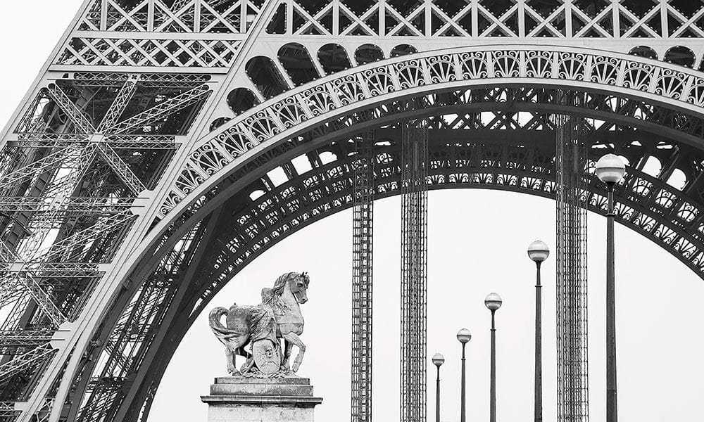 Обои с пейзажами N.O.W. Edizioni BLACK & WHITE / EIFFEL ARCH-00106816 - Вид №2