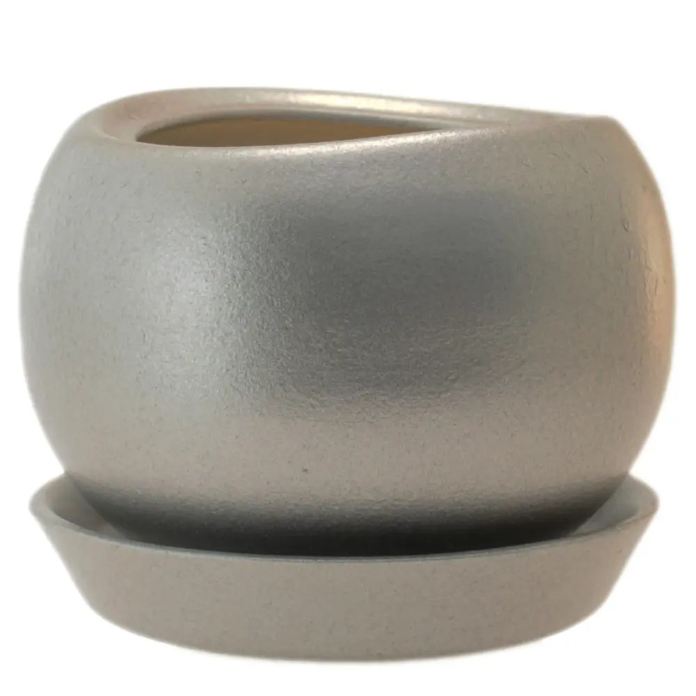 Горшок цветочный Gonchar Адель ø12.5 h11.5 см v1.2 л керамика медный STLM-2011822