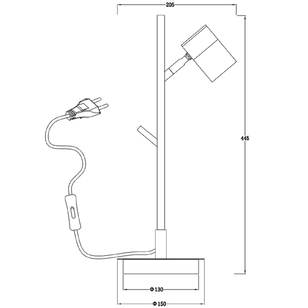 Настольная лампа Freya Enzo — элегантное черное освещение для интерьера 88241780 STLM-0935602 - Вид №10