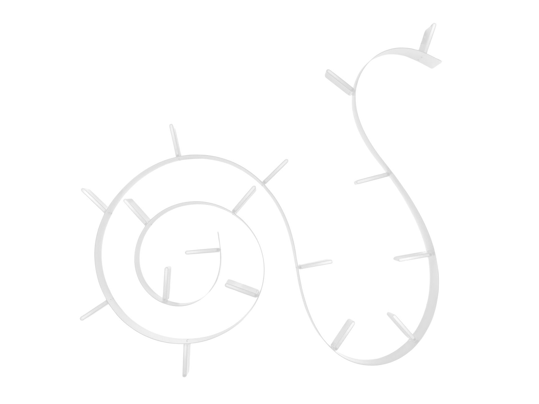 Книжный шкаф из инженерного пластика Kartell BOOKWORM 17 ARCH-00007984 - Вид №6