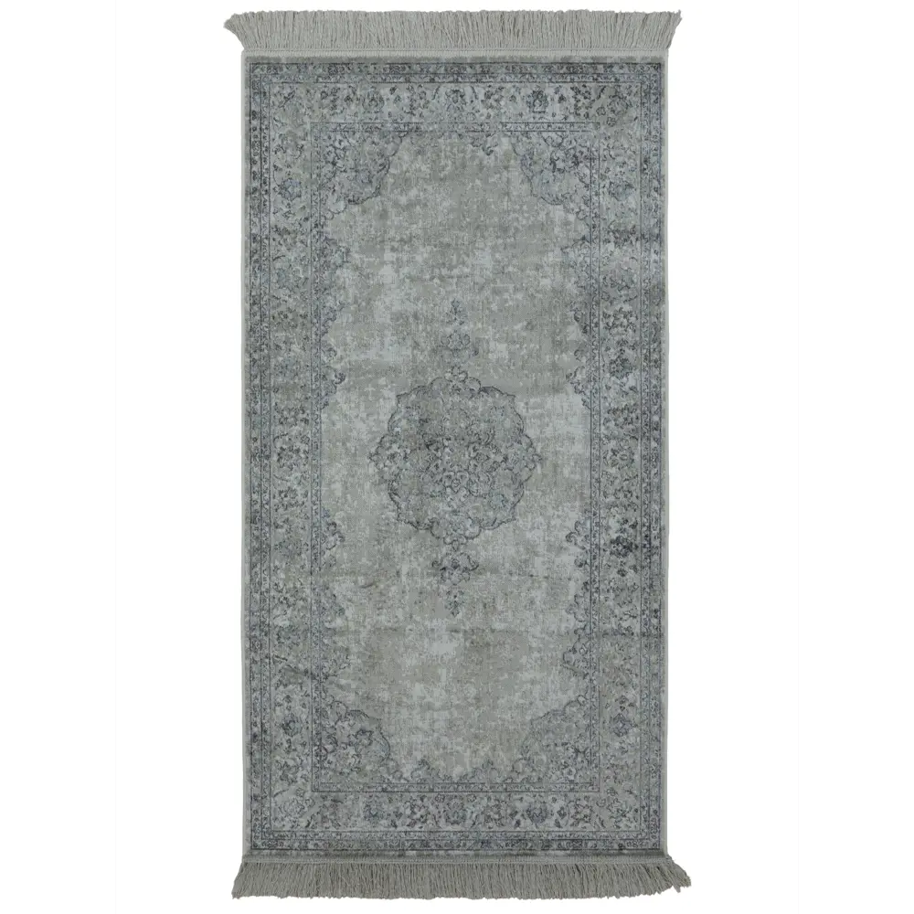 Ковер Ragolle Amalfi 80x150 см вискоза 927909/6646 цвет серый STLM-2082125 - Вид №1