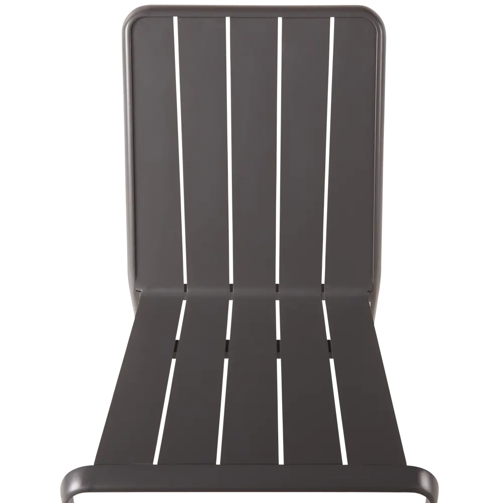 Стул Naterial Idaho 87x52 см алюминий цвет темно-серый STLM-2066794 - Вид №4