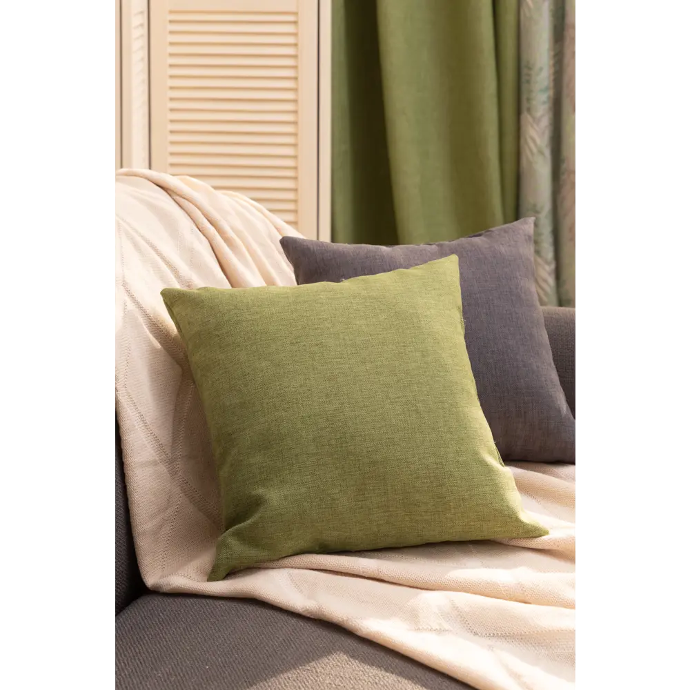 Подушка Inspire Looks 40х40 см цвет зелёный STLM-2157603 - Вид №3