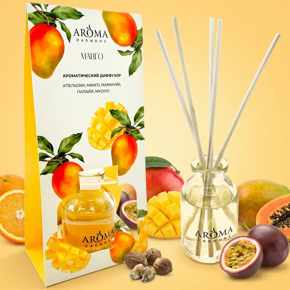 Ароматический диффузор Aroma Harmony Манго 30 мл 89387517 STLM-2191514 