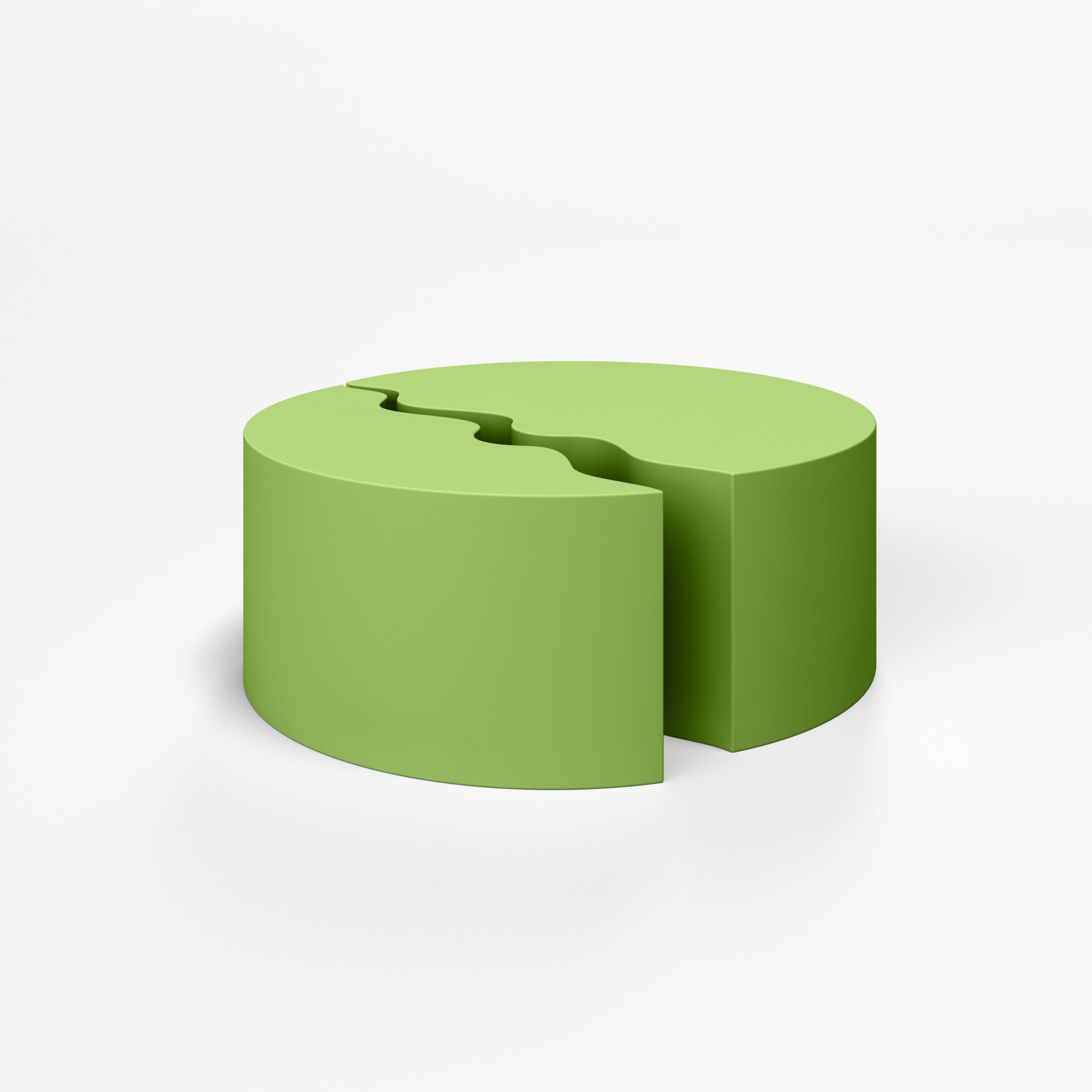 Круглый модульный пуф с пенопластовым покрытием SIXINCH DUAL ARCH-00096567 - Вид №1