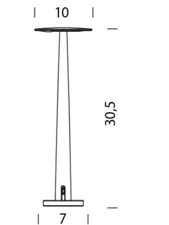 Аккумуляторная светодиодная настольная лампа In Stock Nemo ARCH-00140690 - Вид №2