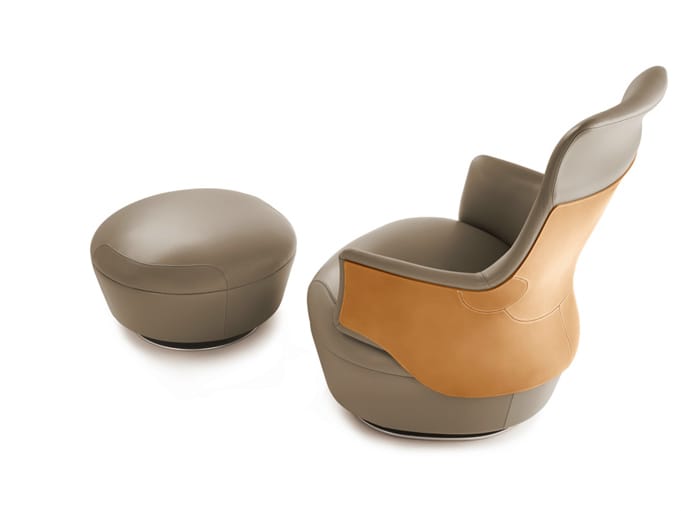 Пуф / кожаная подставка для ног Poltrona Frau коллекция-диваны и кресла ARCH-00031118 - Вид №2