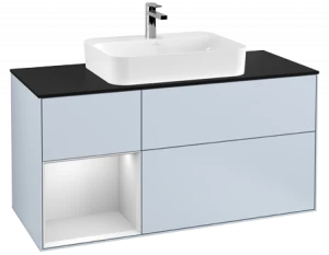 Villeroy&Boch Тумба под раковину Прямоугольная версия F412MTHA Finion Cloud Matt Lacquer