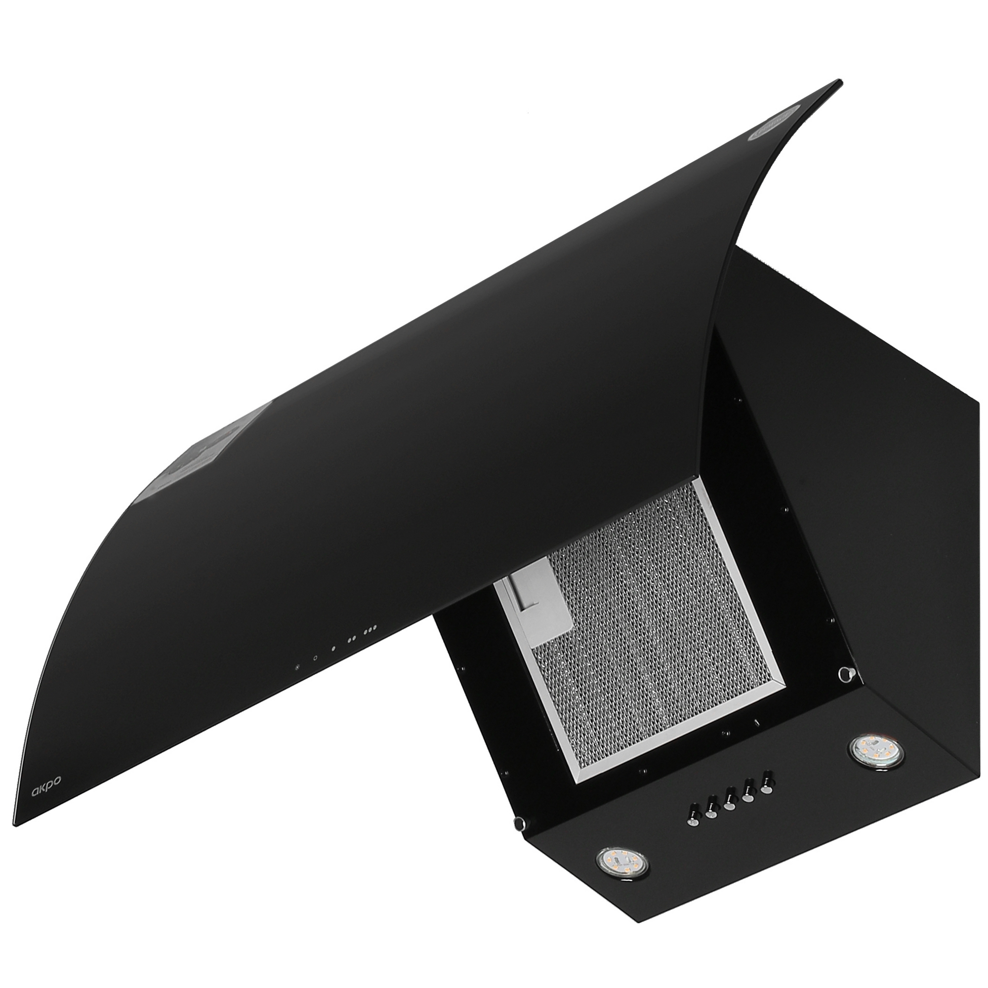 9940340 Вытяжка наклонная Akpo WK-4 Clarus eco II черный/черный STDN-0094810 - Вид №2