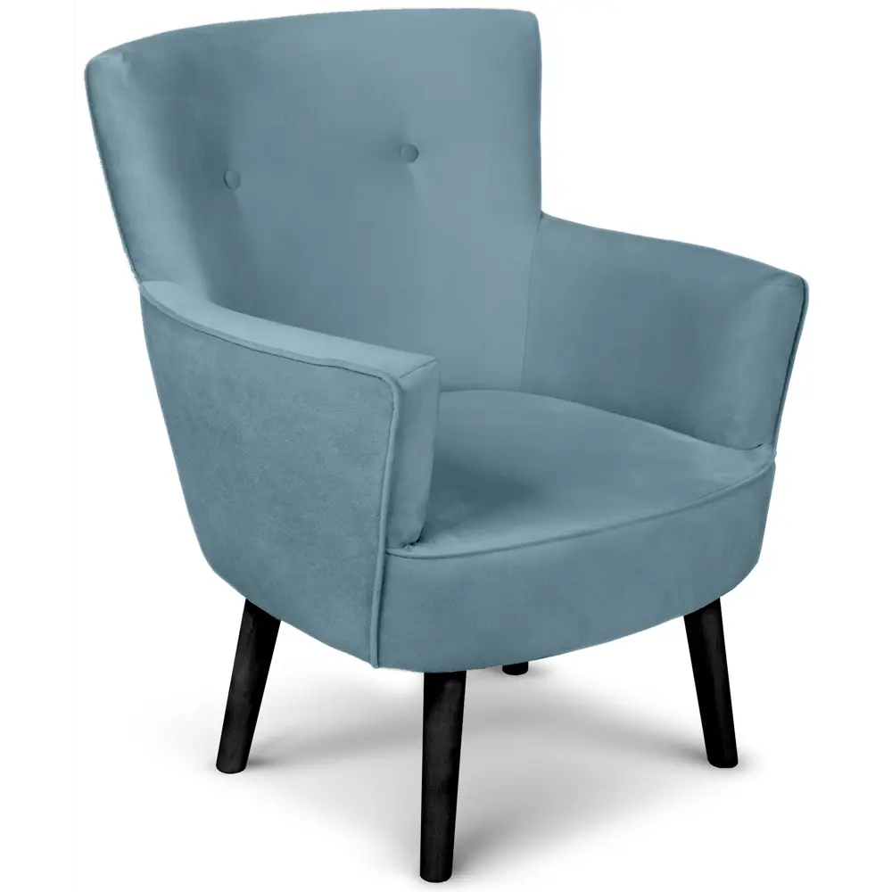 Кресло полиэстер Seasons Вилли 77x86x76 см цвет голубой STLM-2078930