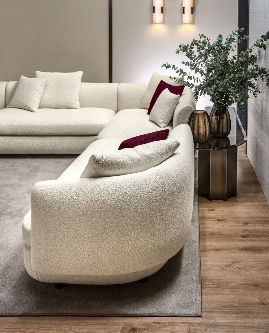 Модульный угловой диван из ткани Cantori Gabrielle ARCH-00025388