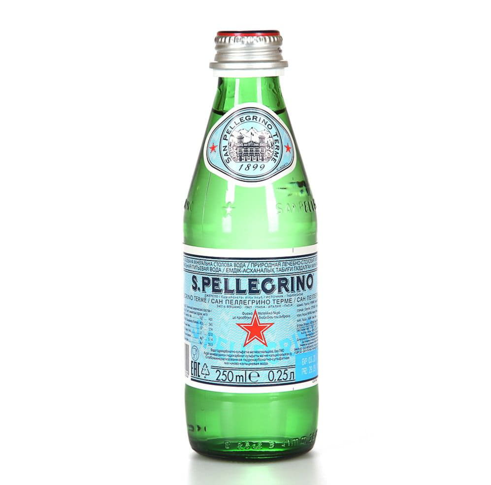 Вода минеральная San Pellegrino газированная 0,25 л Santreyd 2011
