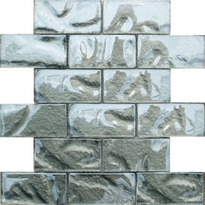 Мозаика стеклянная с вкроплениями природного камня S-826 SN-Mosaic Exclusive