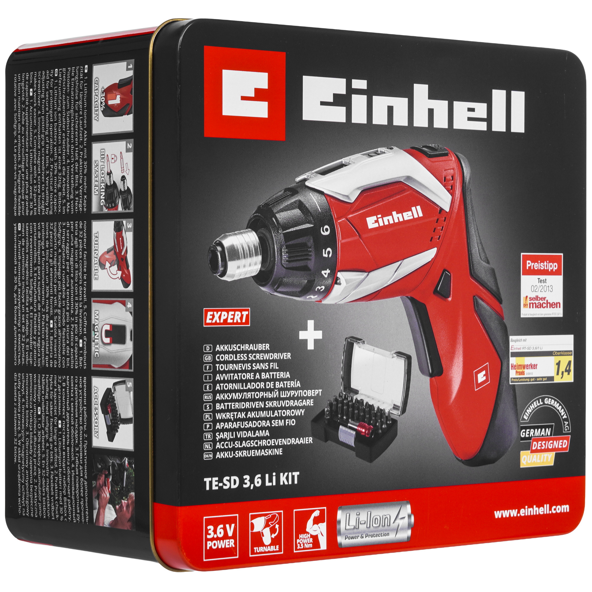 Аккумуляторная отвертка Einhell TE-SD 3 9086097 STDN-0066216 - Вид №10