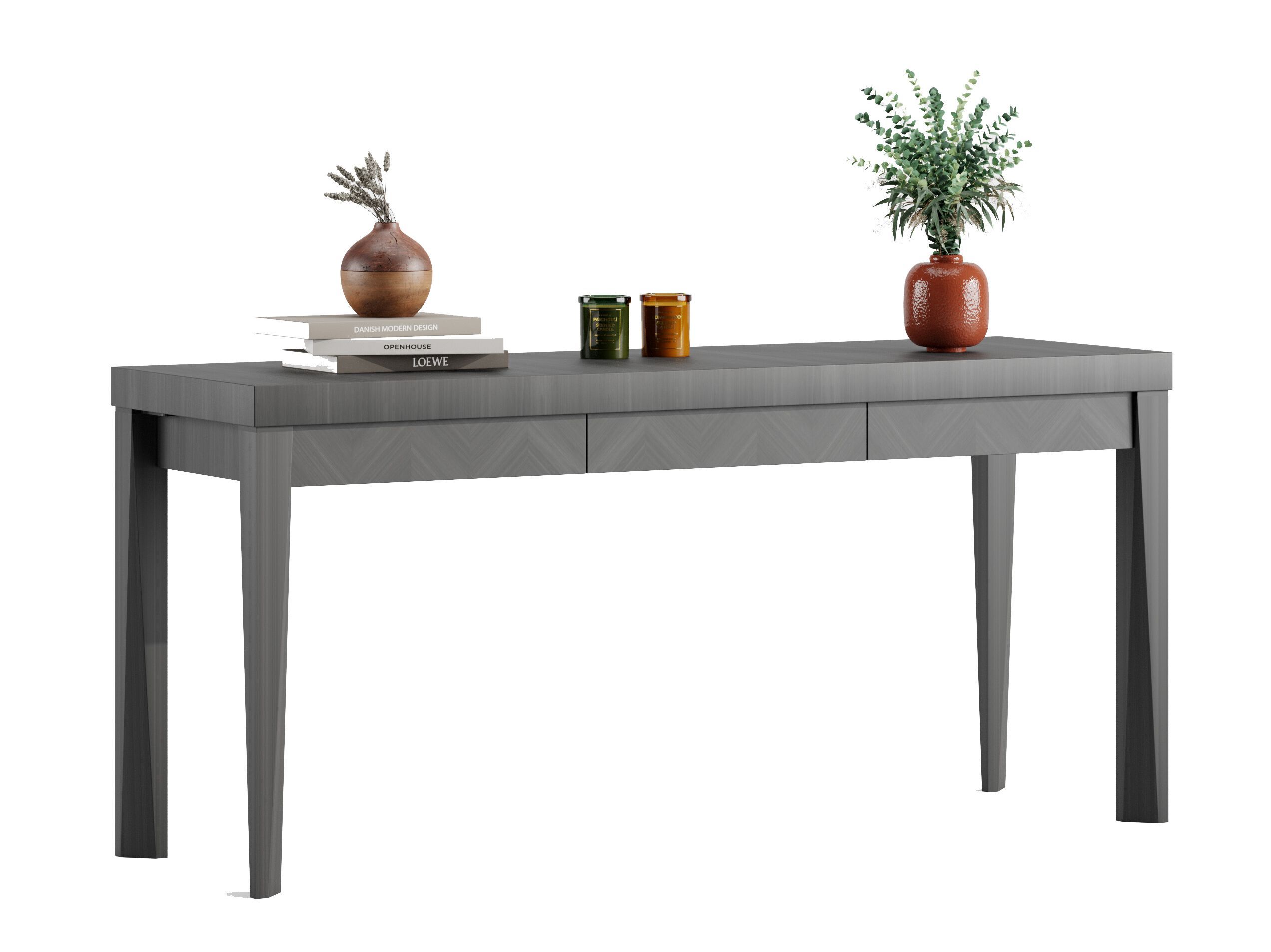 Деревянная прямоугольная консоль с ящиками Ersa Kith ARCH-00125398