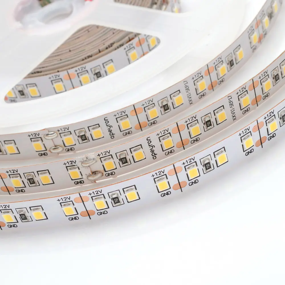 Светодиодная лента SMD 2835 120 диод/14.4 Вт/м 12 В 10 мм IP20 тёплый белый свет 82602868 STLM-2010457 APEYRON  - Вид №9
