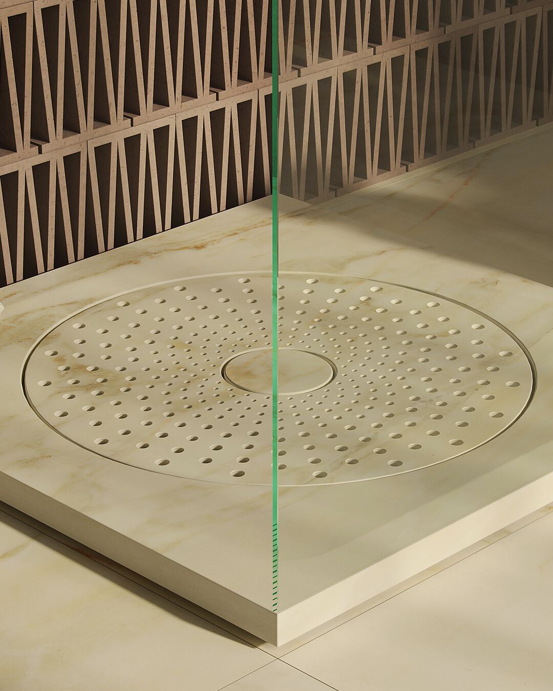Квадратный мраморный поддон для душа Maami Home CONTINENTAL ARCH-00107686 - Вид №1