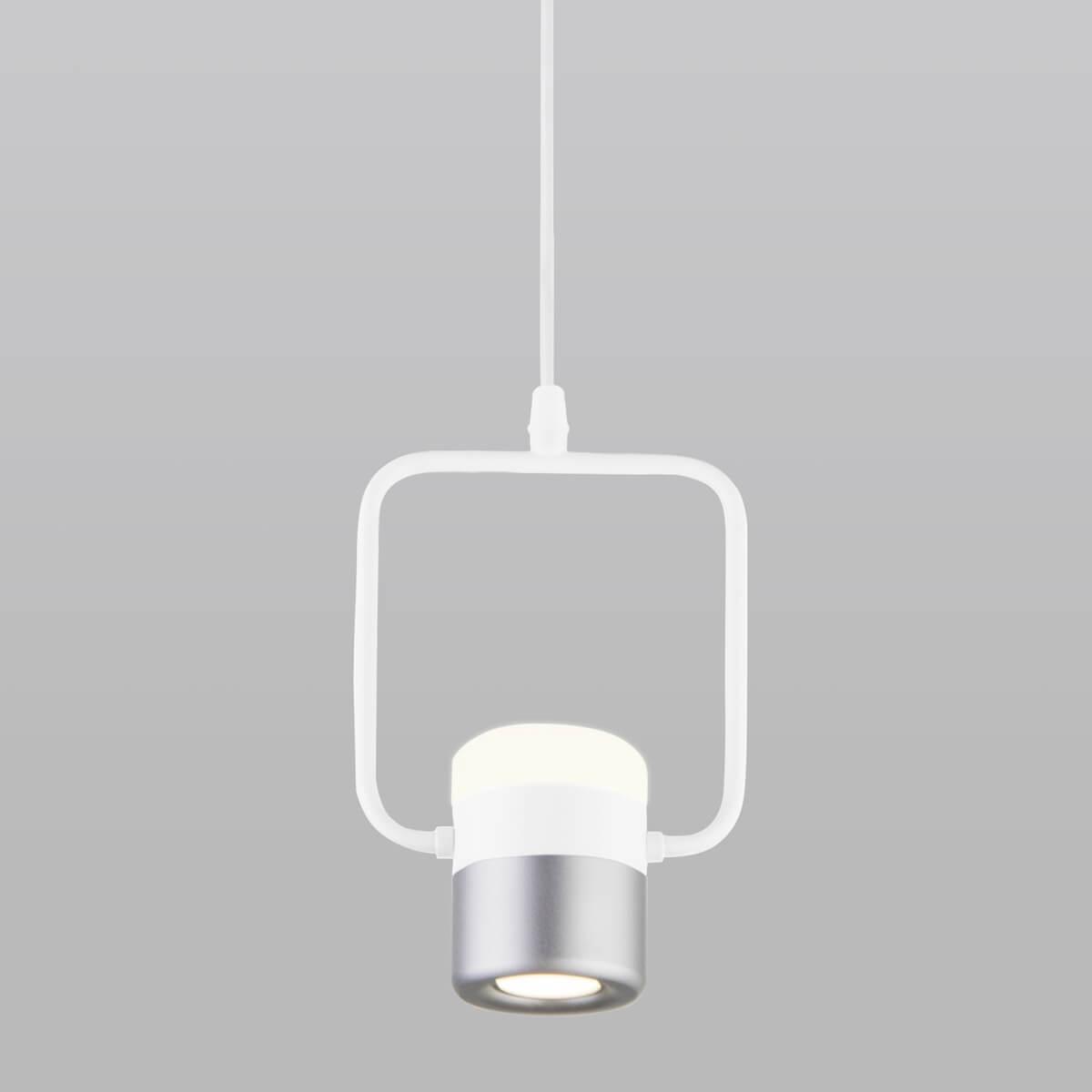 50165/1 LED белый/серебро Подвесной светодиодный светильник Eurosvet Oskar