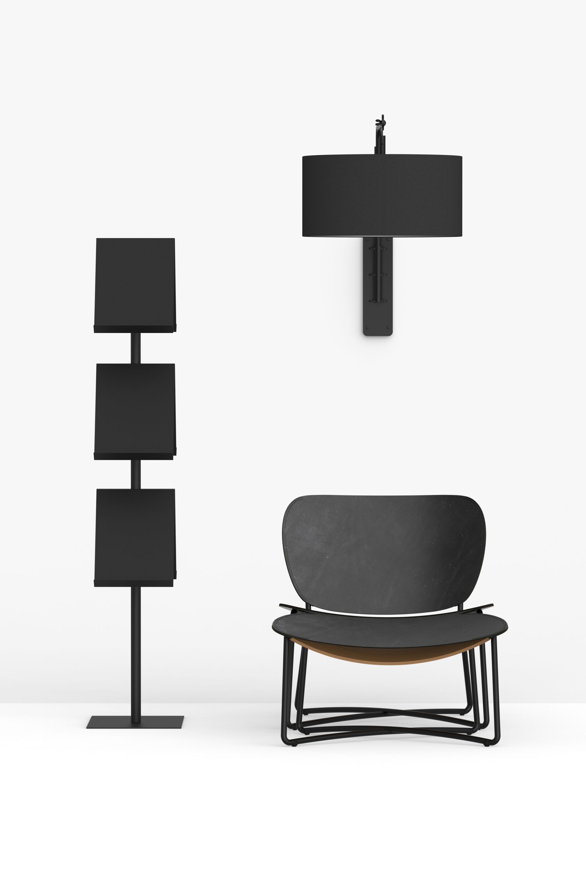 Стальная стойка для журналов с порошковым покрытием FUNCTIONALS SIX PACK ARCH-00081646 - Вид №2