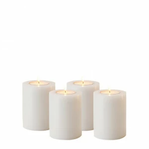 Подсвечник белый от Eichholtz 8х6 см "Искусственная свеча", 4 штуки EICHHOLTZ EICHHOLTZ 060352 Белый