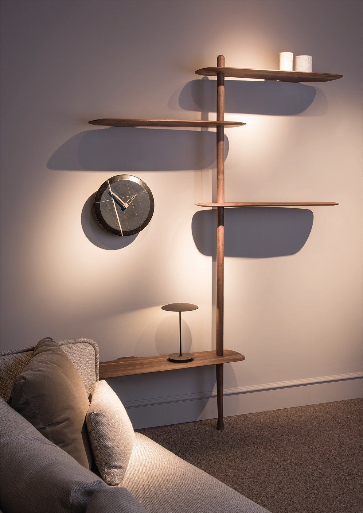 Настенные мраморные часы Sahara Noir NOMON BARI ARCH-00075762 - Вид №3