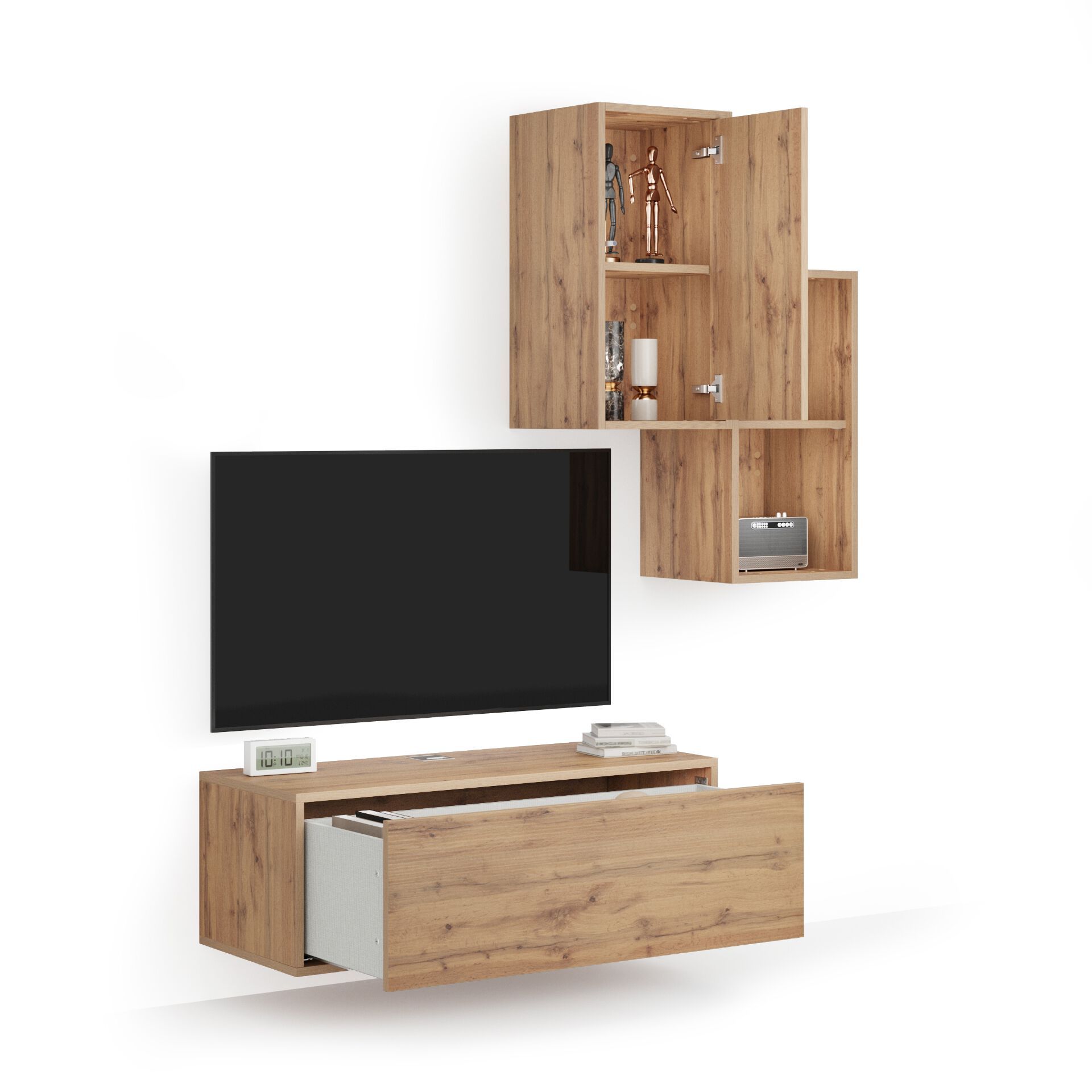 Модульная оборудованная стена установленная стеной в меламинированном Mobili Fiver IACOPO ARCH-00070420 - Вид №20