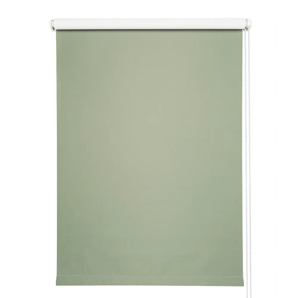 Штора рулонная блэкаут Сантос 200x175 см олива DOMLEGRAND STLM-2205213