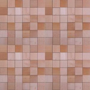 Мозаика и 3D панели из дерева Da Vinci Мозаика 3Д (4/6/8 мм пиксель 30x30 квадрат) 086 Клён Селект 3д (мозаика панели), гладкая (3Д (мозаика панели), Гладкая) 324х324 мм.