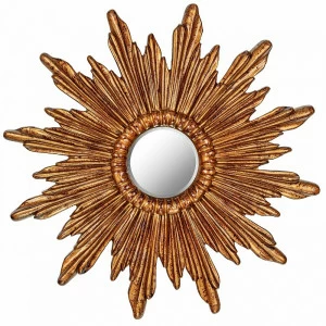 Зеркало-солнце 74,5 см бронзовое Ray Bronze ART-ZERKALO ДИЗАЙНЕРСКИЕ 00-3884097 Бронза;зеркальный