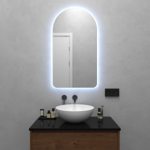 91123051 Зеркало для ванной GGL-04-S-6000-1 с подсветкой 50х90см ARKELO STLM-0493431 GENGLASS
