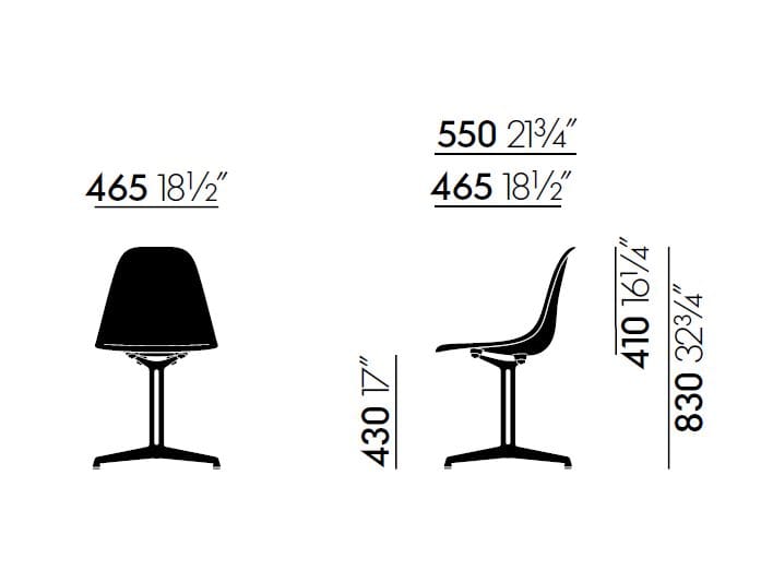 Стул из стекловолокна VITRA Eames Fiberglass Chair ARCH-00038806 - Вид №9