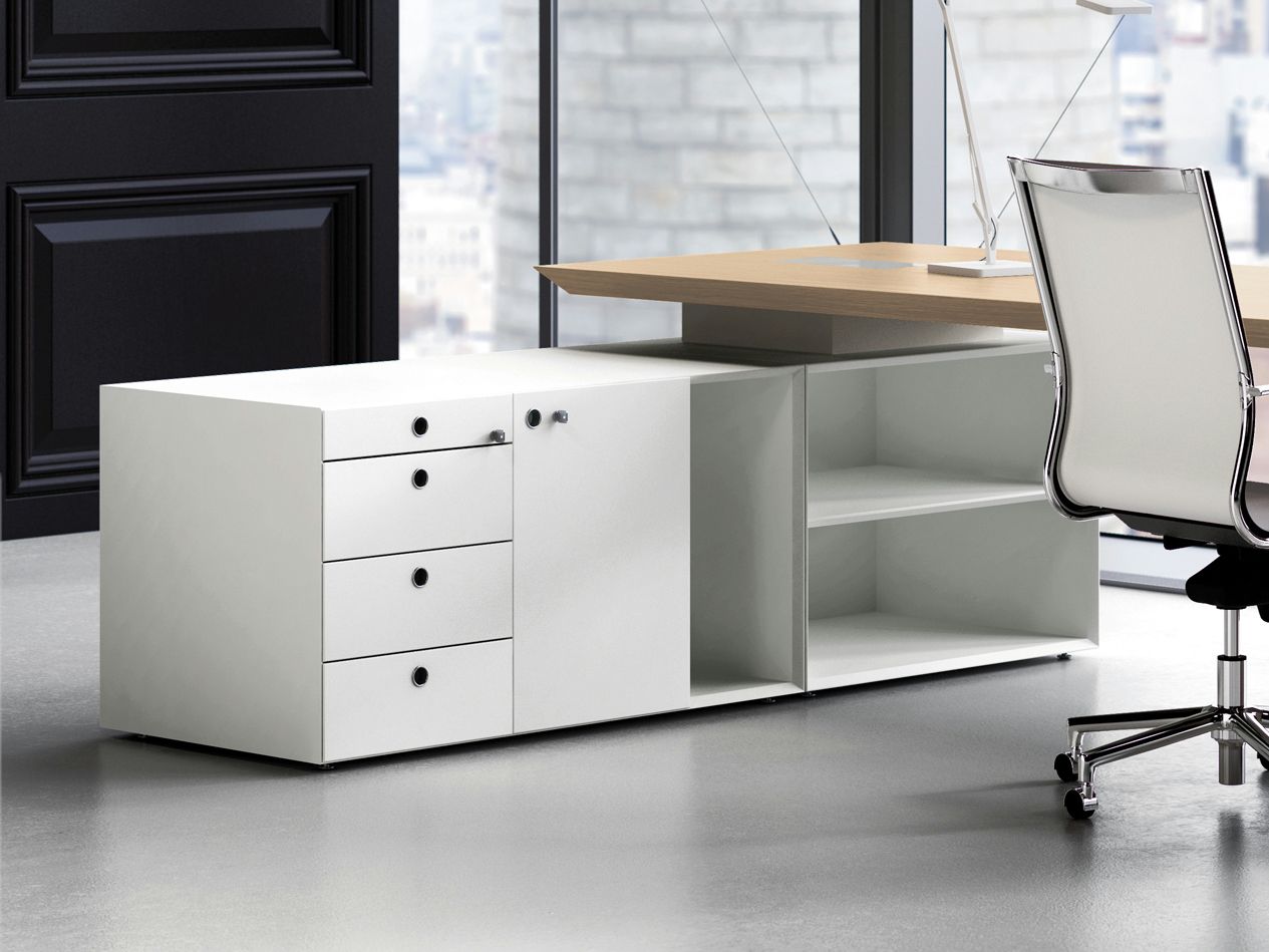 Деревянный письменный стол с ящиками FANTONI MultipliCeo ARCH-00136925 - Вид №1