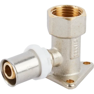 Водорозетка Aquasfera 1/2"x16 мм ВР никелированная латунь 027-8832