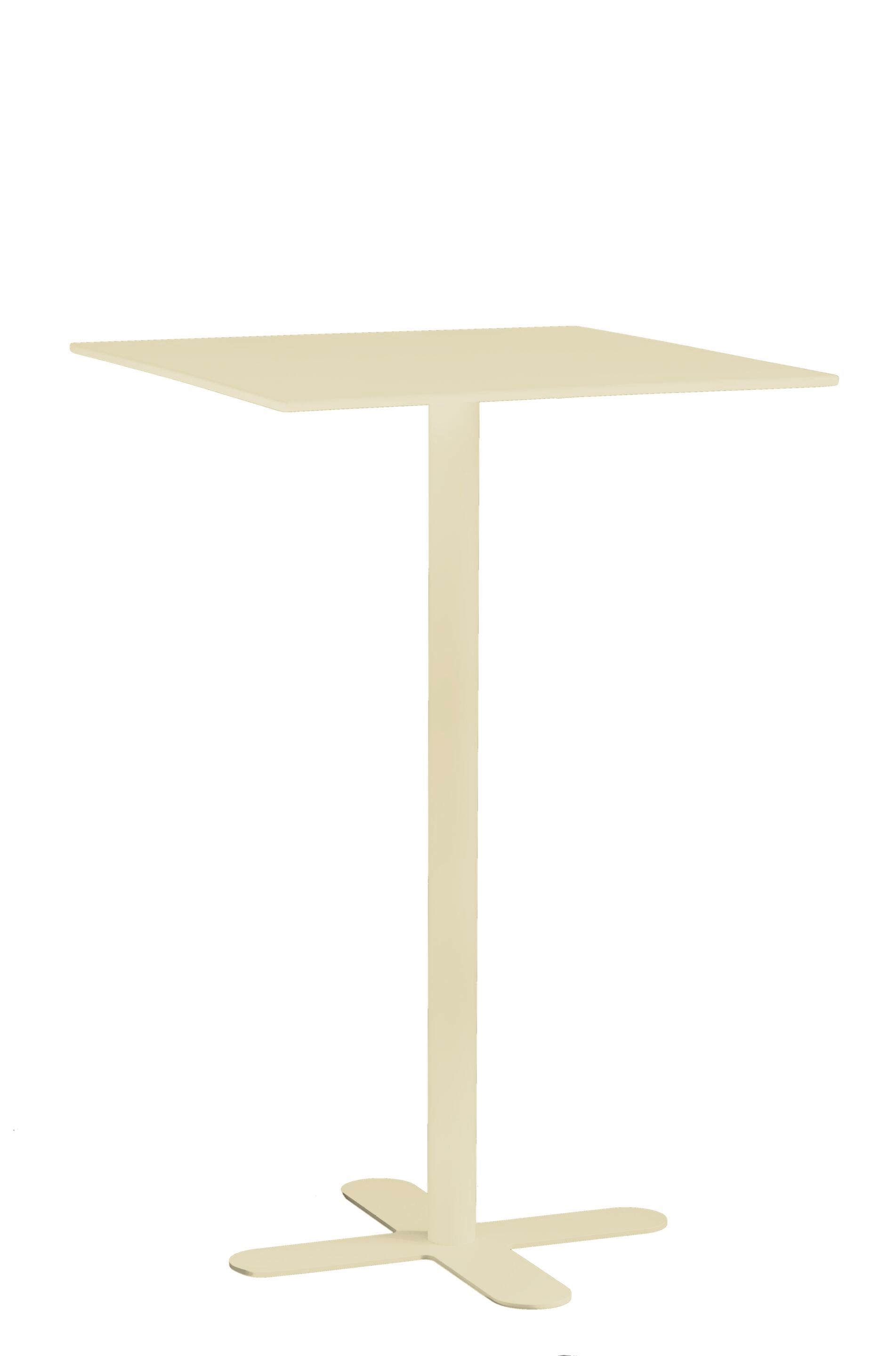 Высокий квадратный садовый стол из оцинкованной стали iSimar Антиб ARCH-00120462 - Вид №4