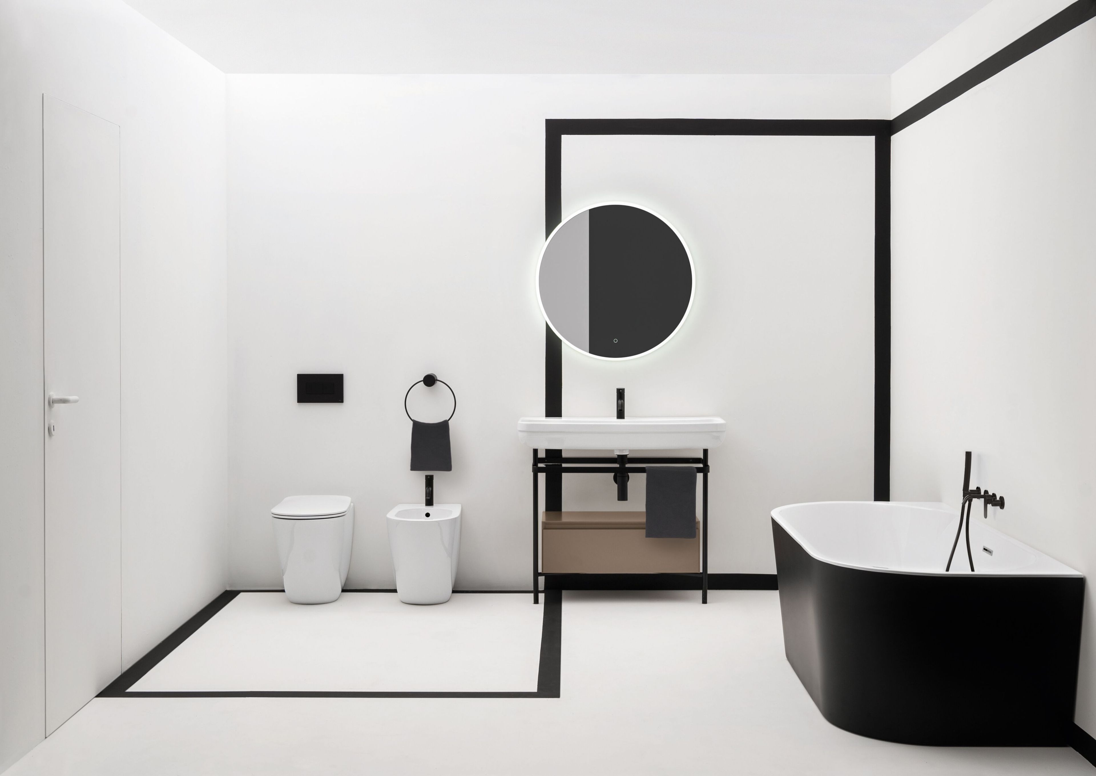 Прямоугольная керамическая раковина с переливом Axa Legacy ARCH-00138648 - Вид №12