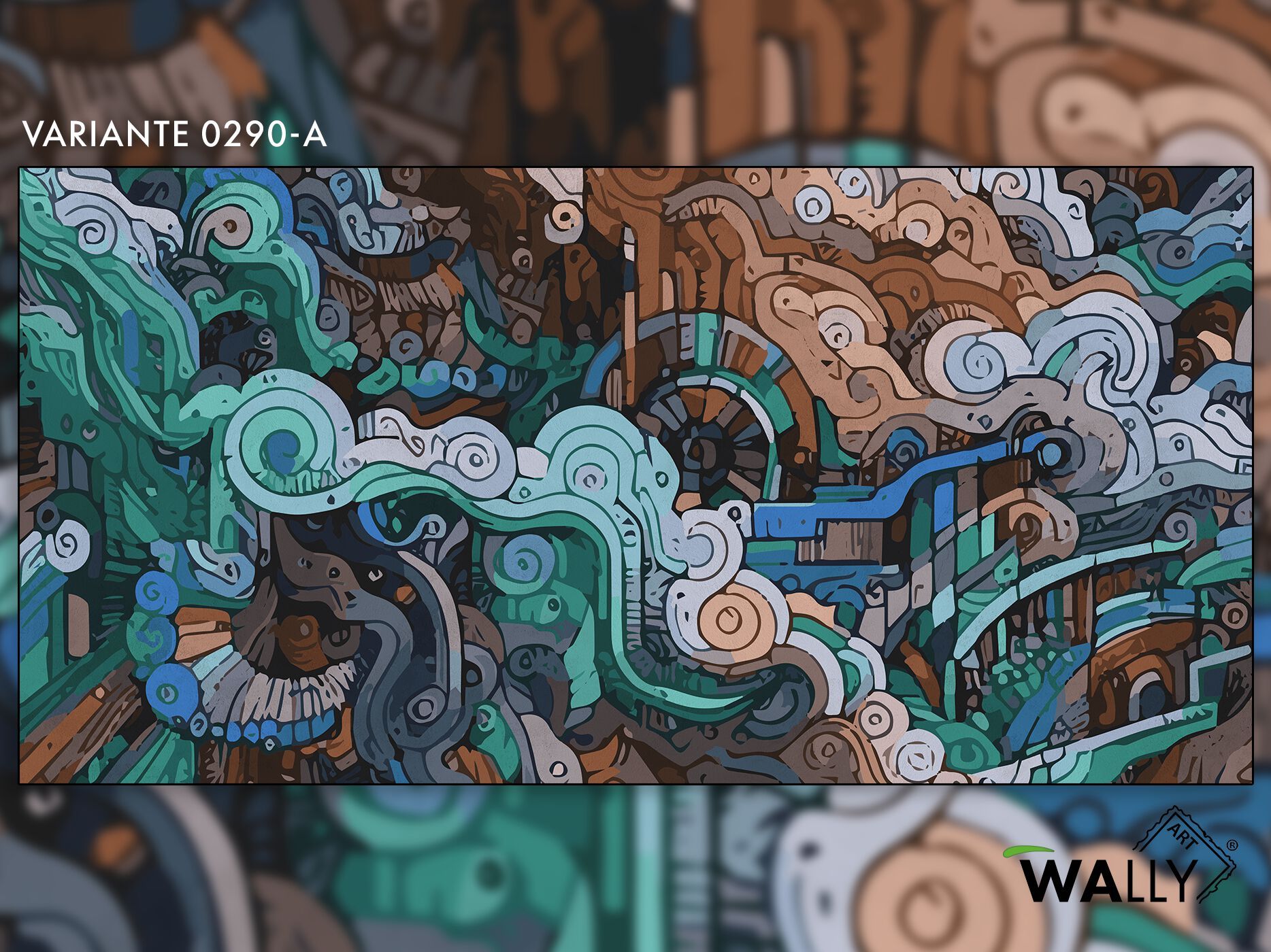 Моющиеся нетканые обои WALLYART BAUHAUS ARCH-00103922 - Вид №3