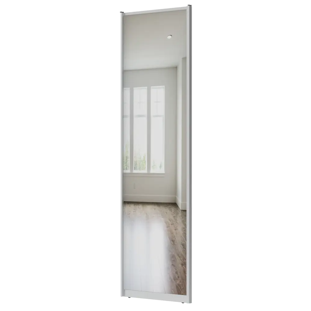 Дверь-купе KONSENSA 225.5x70.4 см с зеркалом профиль матовое серебро STLM-2057024 - Вид №2