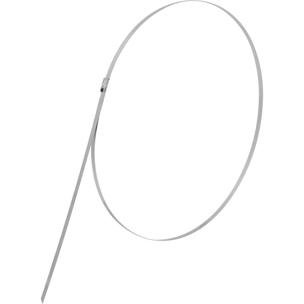 Кабельная стяжка 4.6x1000 мм сталь цвет серый 2 шт Santreyd STLM-2182887 - Вид №2