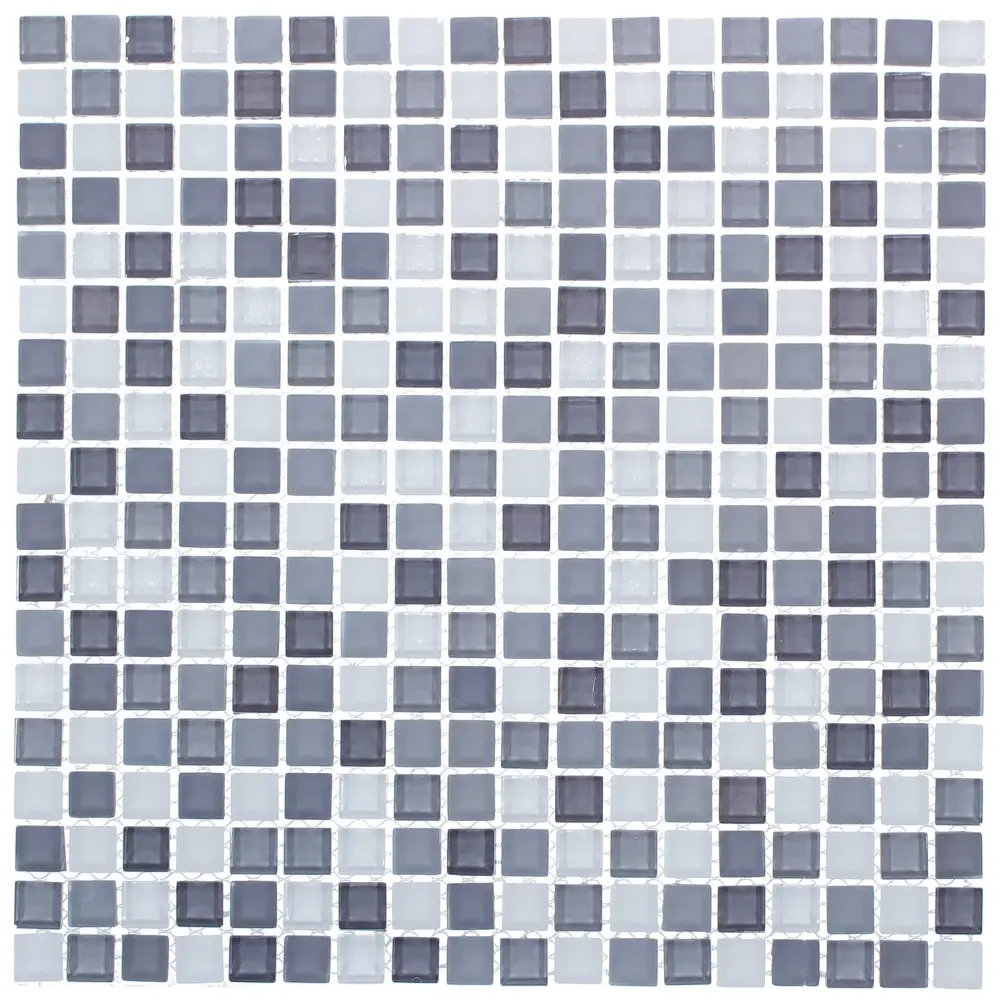 Мозаика стеклянная Artens Tonic 30x30 см цвет серый STLM-2075539 - Вид №2
